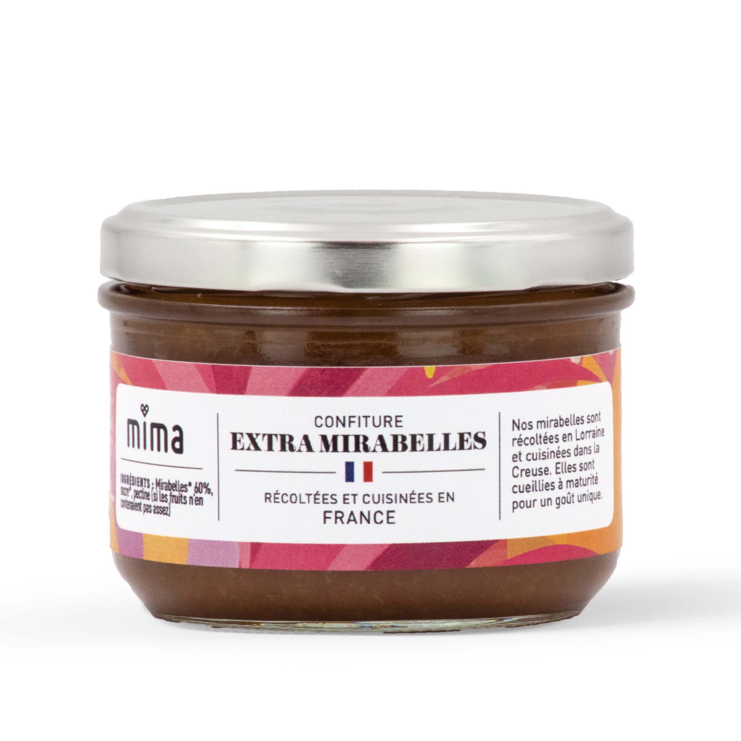 CONFITURE EXTRA MIRABELLES 250 G Vegekai